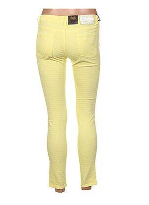 Pantalon slim talie joasă talie joasă galben TRUSSARDI JEANS femeie