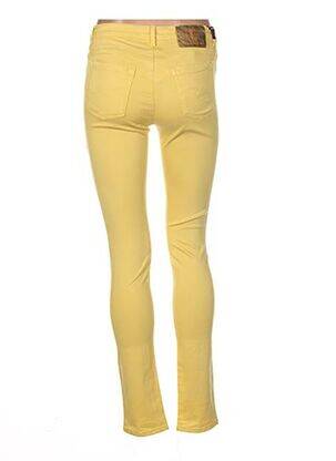Pantalon slim conic mărime normală galben TRUSSARDI JEANS femeie