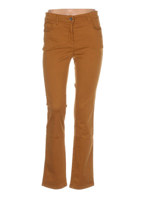 Pantalon slim galben COUTURIST femeie