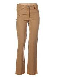 Pantalon drept mărime normală mărime normală maro COUTURIST femme