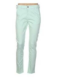 Pantalon slim elasticitate mărime normală verde COUTURIST femeie