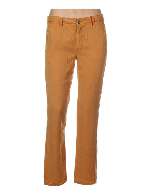 Pantalon chino galben COUTURIST femeie