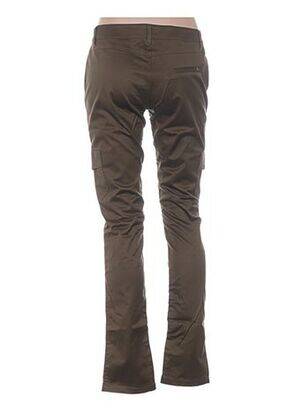 Pantalon slim talie joasă talie joasă verde I.CODE (By IKKS) femeie