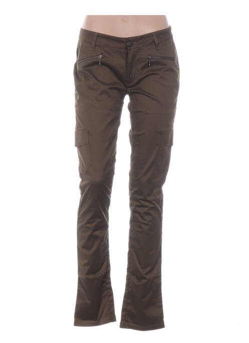 Pantalon slim verde I.CODE (By IKKS) femeie