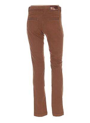 Pantalon slim buzunare maro MAE MAHE femeie