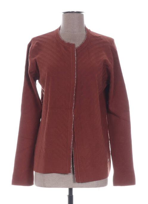 Vestă cu mâneci lungi maro VOODOO femeie