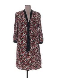 Rochie midi mâneci 3/4 mâneci 3/4 maro VOODOO femme