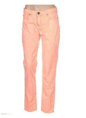 Pantalon slim talie joasă talie joasă roz MENSI COLLEZIONE femeie