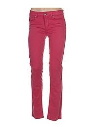Pantalon slim talie joasă talie joasă roșu MENSI COLLEZIONE femme
