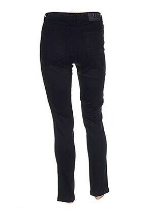 Pantalon slim talie joasă talie joasă albastru MENSI COLLEZIONE femeie