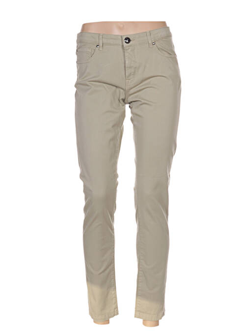 Pantalon 7/8 bej MENSI COLLEZIONE femeie