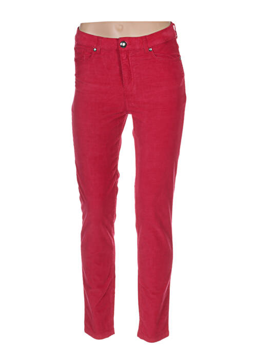 Pantalon slim roșu MENSI COLLEZIONE femeie