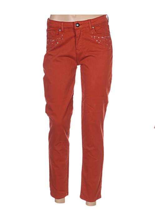 Pantalon 7/8 portocaliu MENSI COLLEZIONE femeie