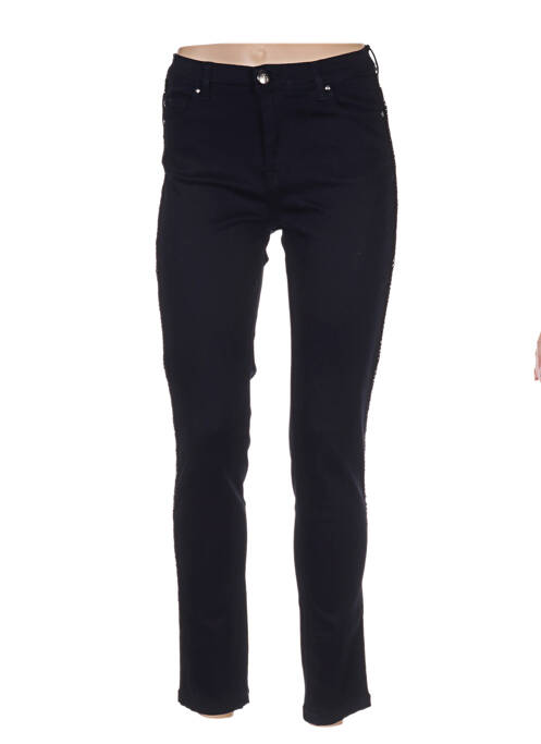 Pantalon slim albastru MENSI COLLEZIONE femeie