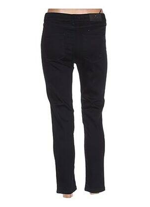 Pantalon slim talie joasă talie joasă albastru MENSI COLLEZIONE femeie