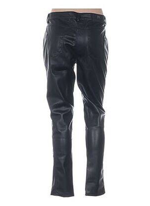 Pantalon drept talie înaltă talie înaltă negru MENSI COLLEZIONE femeie