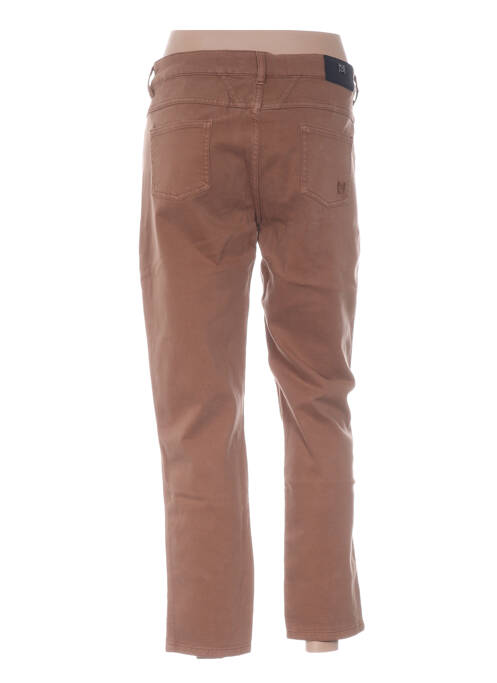 Pantalon 7/8 talie înaltă talie înaltă maro MENZI COLLEZIONE femme