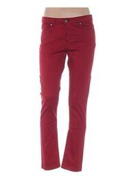 Pantalon slim talie joasă talie joasă roșu MENSI COLLEZIONE femme