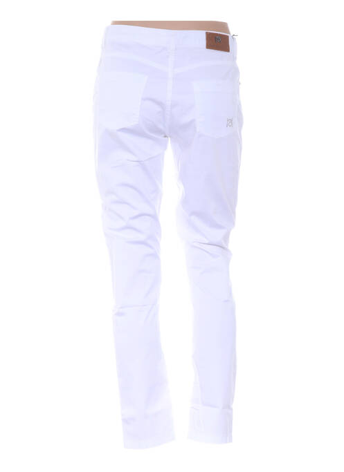 Pantalon slim alb MENSI COLLEZIONE femeie