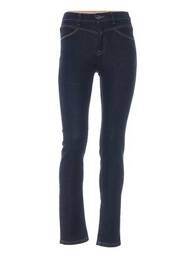 Blugi cu croială slim subțire mărime normală albastru MENSI COLLEZIONE femme