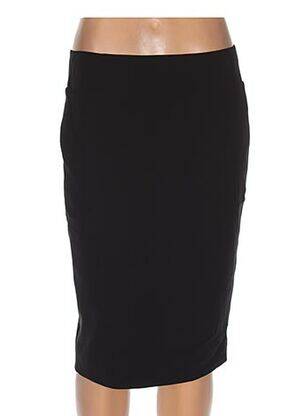 Fustă midi croială dreaptă negru MENSI COLLEZIONE femeie
