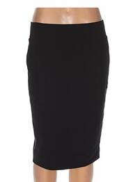 Fustă midi croială dreaptă negru MENSI COLLEZIONE femeie