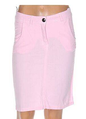 Fustă midi roz MENSI COLLEZIONE femeie