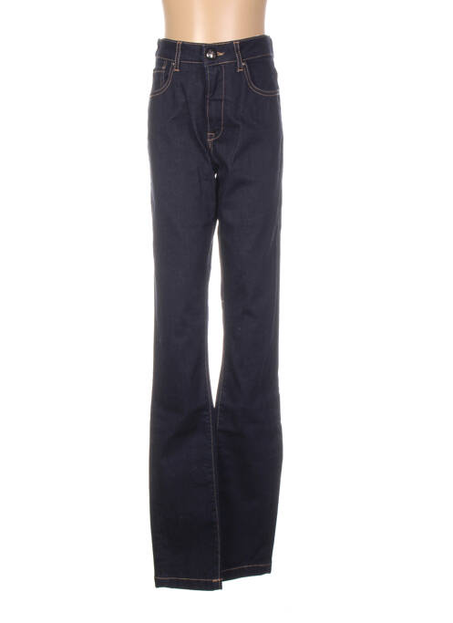 Blugi cu croială slim albastru MENSI COLLEZIONE femeie