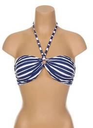 Sutien de costum de baie top sutien modelat top sutien modelat albastru DORINA femeie