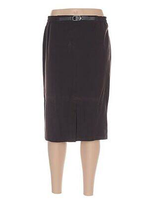 Fustă midi maro QUATTRO femeie