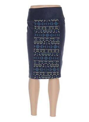 Fustă midi albastru QUATTRO femeie