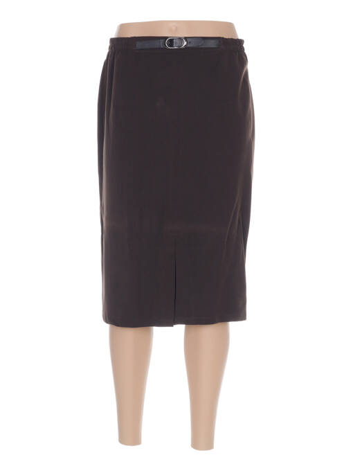 Fustă midi maro QUATTRO femeie