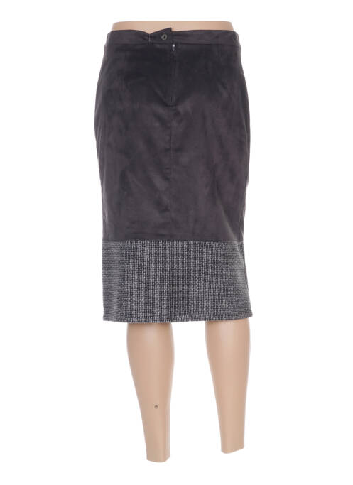 Fustă midi gri QUATTRO femeie