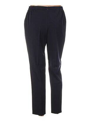 Pantalon drept talie elastică albastru QUATTRO femeie