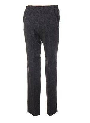 Pantalon drept talie elastică gri QUATTRO femeie