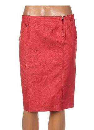 Fustă midi roșu QUATTRO femeie