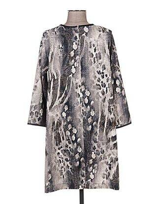 Rochie midi mâneci 3/4 mâneci 3/4 gri QUATTRO femeie