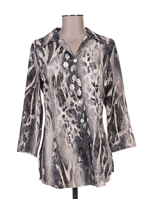 Tunică mâneci lungi gri QUATTRO femeie