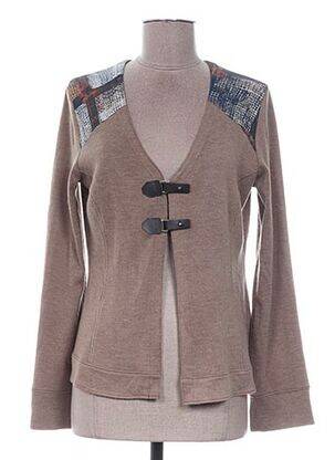 Vestă cu mâneci lungi bej QUATTRO femeie