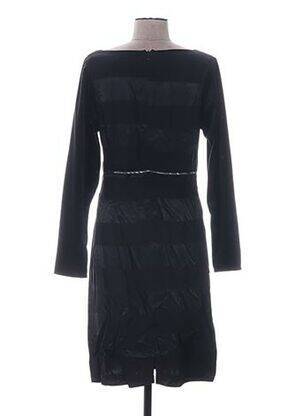 Rochie midi mâneci lungi mâneci lungi negru QUATTRO femeie