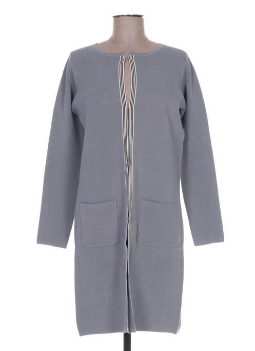 Vestă cu mâneci lungi gri ROSE TONKA femeie