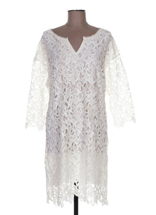 Rochie scurtă bej ROSE TONKA femeie