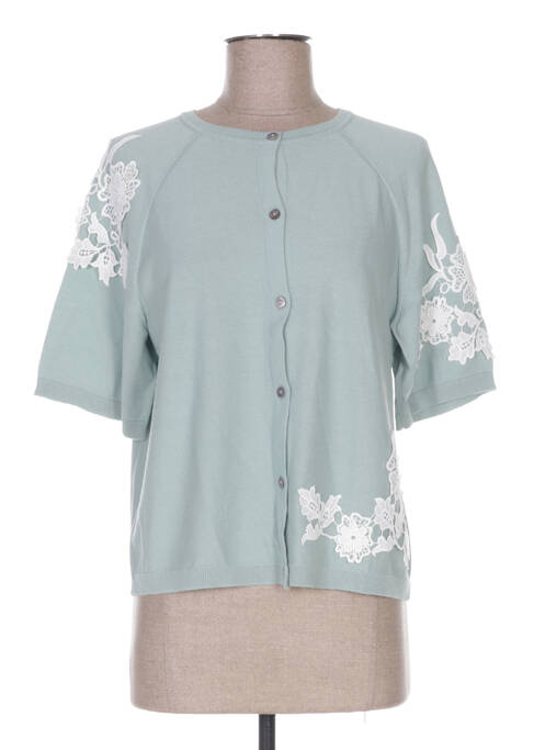 Vestă cu mâneci scurte albastru ROSE TONKA femeie