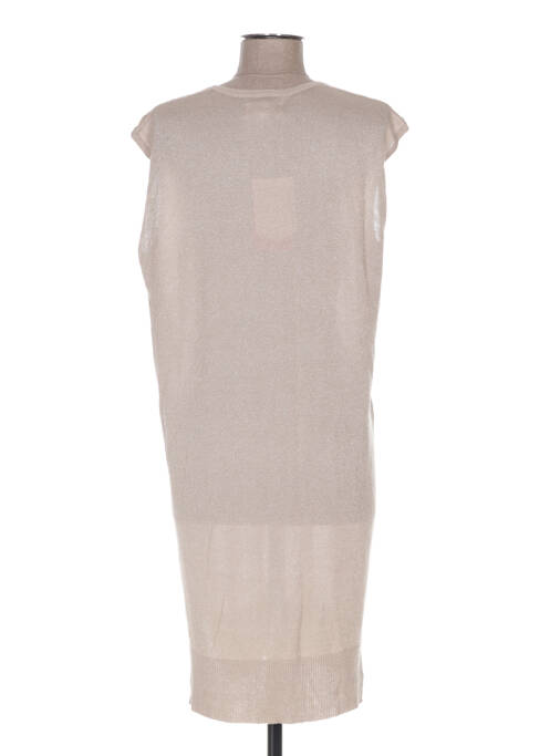 Rochie pulover bej ROSE TONKA femeie