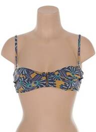 Sutien de costum de baie bretele elastice detașabile albastru PRINCESSE TAM-TAM femeie