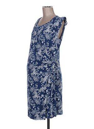 Rochie scurtă mâneci scurte mâneci scurte albastru COLLINE femeie