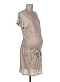 Rochie de maternitate căptușeală bej COLLINE femeie