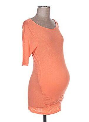 Tricou / top maternitate mâneci 3/4 portocalie COLLINE femeie