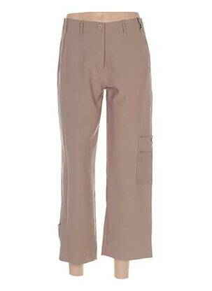 Pantalon trei sferturi bej MOI CANI femeie