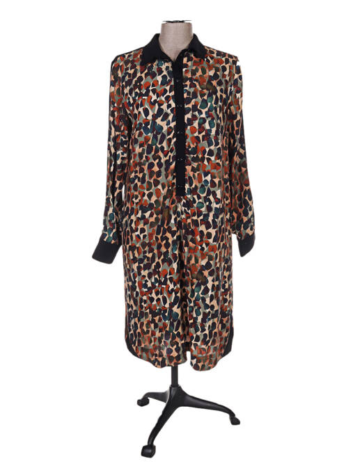 Rochie midi maro ZELI femeie